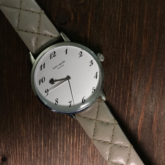 Kate Spade Watch - Grey Quilted - Picture 1 of 2